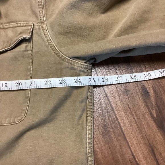 Madewell Mens Canvas Utility Jacket Tan Workwear Style Size L - Picture 7 of 12